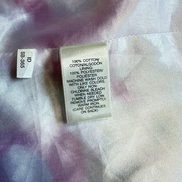 Susan Bristol Jacket Womens Large Retro Floral Quirky Artsy 60s Theme Whimsical - Picture 5 of 9